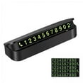 thumbnail image 1 of LOVIVER 6xCar Phone Number Plate Stop Accessories Hidden Parking Phone Number Card black, 1 of 8