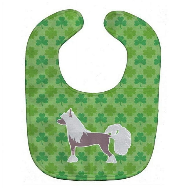Carolines Treasures BB6448BIB Chinese Crested Shamrocks Baby Bib