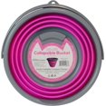 thumbnail image 4 of Southern Homewares SH-10185 Deluxe Foldable Silicone Collapsible 2.65 Gallon Bucket, Pink, 4 of 5