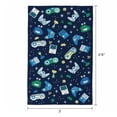 thumbnail image 6 of Mainstays Kids Game On Blue Green Indoor Area Rug, 3'x4'x8", 6 of 6