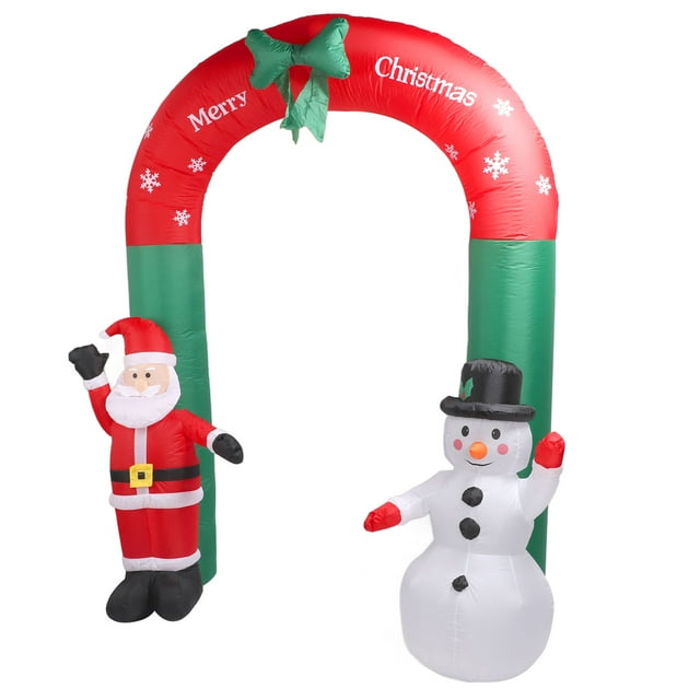 Arco Inflable Navideño Gigante ANGGREK Decoraciones inflables de Papá Noel