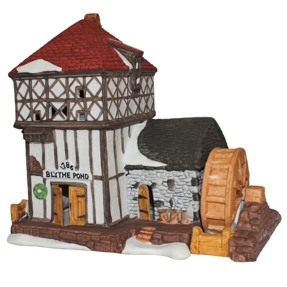 Department 56 House Blythe Pond Mill House Porcelain Dickens Village Mill 65080