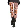 thumbnail image 2 of Halloween Leggings for Women,Tummy Control Spoky Scary Printed Stretchy Leggings Yoga Pants Tights, 2 of 4