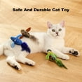 thumbnail image 4 of Chirping Bird Cat Toy - Interactive Flapping Wings Plush Bird Toy Battery Operated Stimulate Animal Kitten Toy, 4 of 8