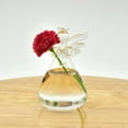 thumbnail image 2 of 1 Pce Support de Plante en Verre Cristal en Forme d'Ange Transparent pour Fleurs, Vase Suspendu de Table, Contenant, 2 of 8