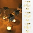 thumbnail image 6 of Rotating Gold Candle Holder, Spinning Carrousel Tea Light Stand for Wedding, Dinner, Party & Home Decor, 6 of 9