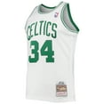 thumbnail image 2 of Men's Mitchell & Ness Paul Pierce White Boston Celtics Hardwood Classics Swingman Jersey, 2 of 3