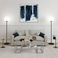 thumbnail image 5 of Evelyn&Zoe Contemporary Metal Globe & Stem Floor Lamp, 5 of 9