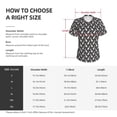 thumbnail image 4 of Honeii Bowling Pins Print Women's Classic V-Neck T-Shirt,Womens Fashion Tops,Stylish Everyday Top for Women, Casual Summer Spring Outfits Clothes-XX-Large, 4 of 5