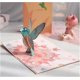 thumbnail image 3 of Tarjeta de cumpleaños regalo para tus padres, amigos y amantes, tarjeta de felicitación emergente 3D (colibrí), 3 of 5