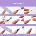 Makartt Poly Nail Gel KitPurple Nail Extension Gel Acrylic Gel Nail
