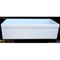 WhiteHaus Quatro Alcove WHQ536 36 in. Single Basin Farmhouse Sink