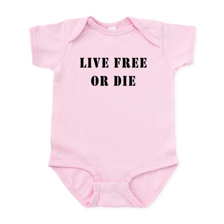 

CafePress - Live Free Or Die Infant Bodysuit - Baby Light Bodysuit Size Newborn - 24 Months