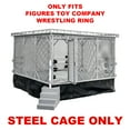 Figures Toy Company Steel Cage Playset for Wrestling Ring, WWE