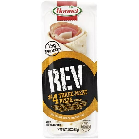 Hormel REV #4 Three-Meat Pizza Wrap, 3 oz