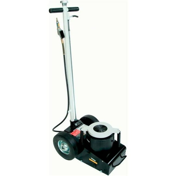 Omega 23991 Black Air/Hydraulic Axle Jack - 100 Ton Capacity