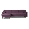 thumbnail image 2 of Sala Modular Sofá Cama Reversible De Velvet Morado Beehive Memory Foam Modelo Mondlak, 2 of 8
