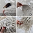 thumbnail image 7 of Kukuzhu Summer Women Tassel Beach Shoulder Bag Bohemian Crochet Messenger Bags, 7 of 7