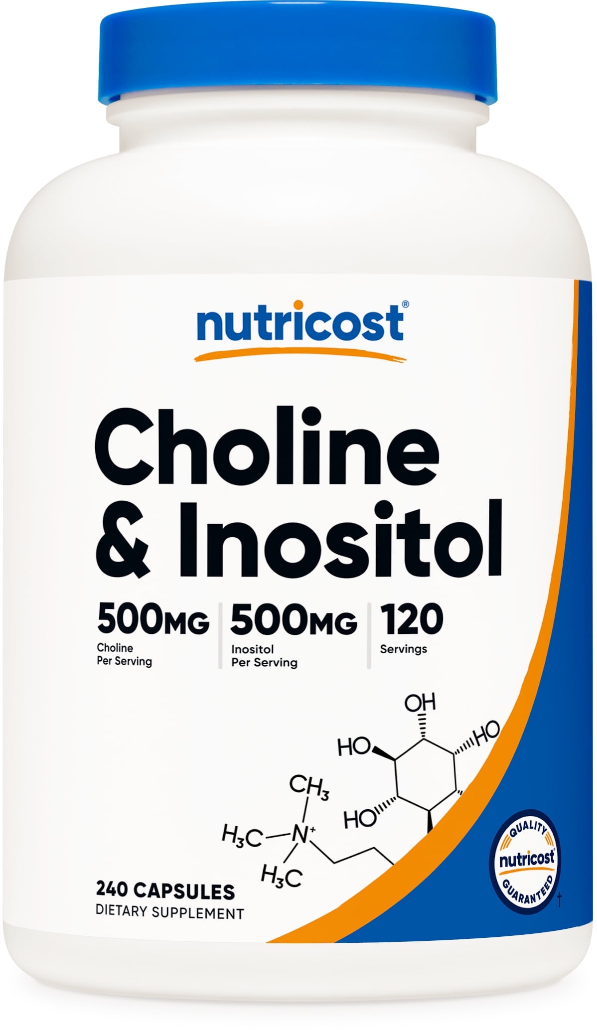 inositol l carnitine and choline bitartrate (bitartrate) 100c Choline & Inositol 1000mg -