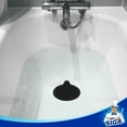 thumbnail image 3 of MR.Siga Silicone Bathtub Stopper, Drain Stopper for Shower, Sink, 5.1" Diameter, Black, 3 Pack, 3 of 9