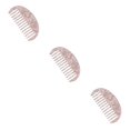 thumbnail image 3 of Shengyu Lightweight And Compact Geometric Comb For Convenient Hairstyling Experience Semi Circular Hair Comb Acetate Board Comb pink 3Set, 3 of 6
