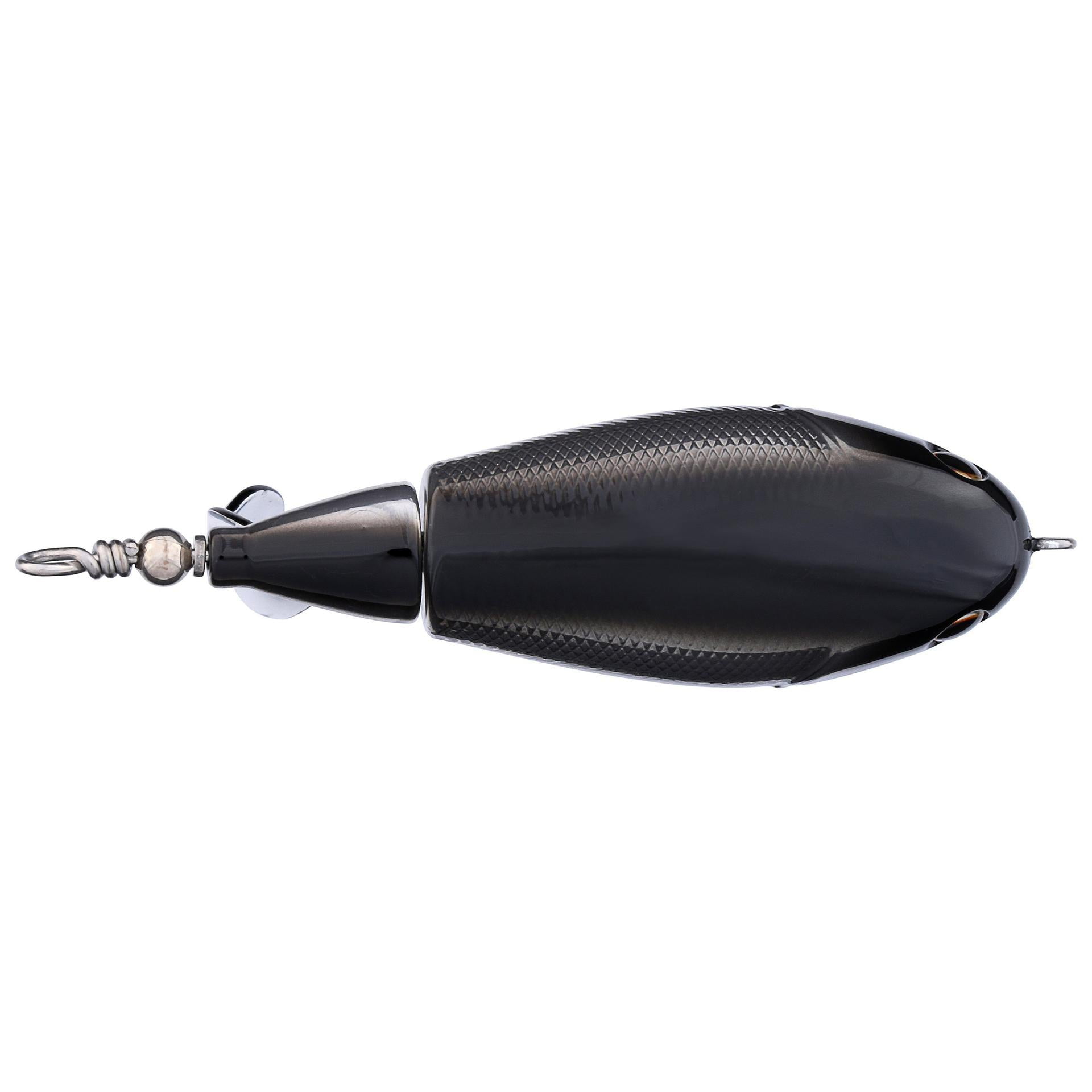 Berkley Choppo Topwater Fishing Lure, Black Chrome, Size 90