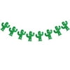OULII Cactus Banners Garlands Wedding Parties Decorations Pennant