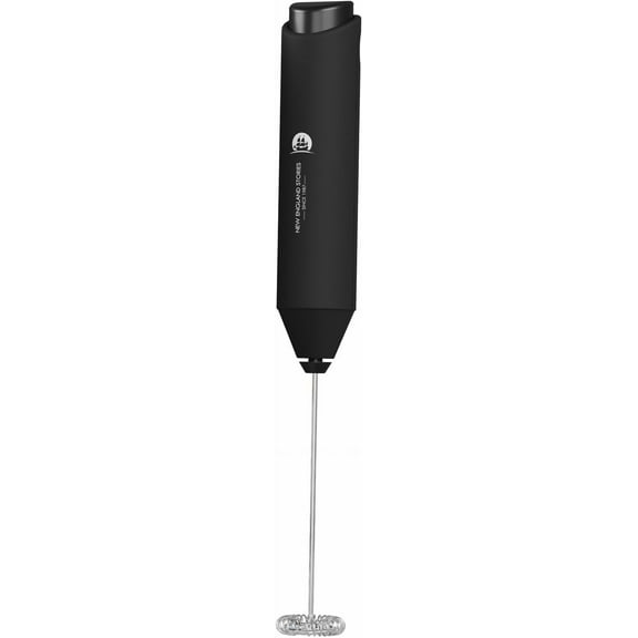 PowerWhisk™ Mini Handheld Milk Frother – Battery-Powered Coffee Foam Maker (Black)