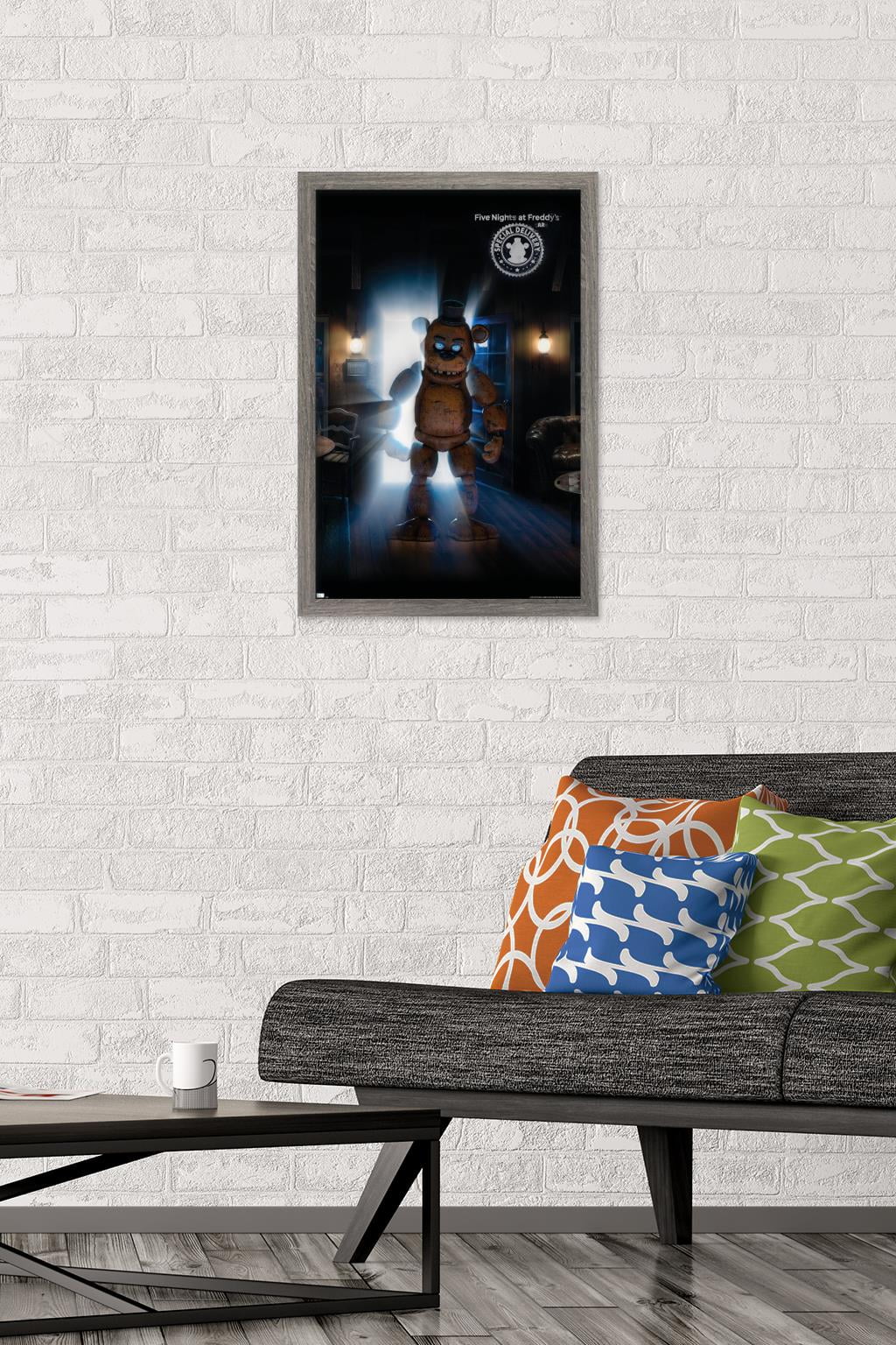 Five Nights at Freddy's: Special Delivery - Triptych 2 Wall Poster, 14.725" x 22.375", Framed