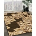 thumbnail image 2 of Ahgly Company Indoor Rectangle Patterned Blood Red Brown Area Rugs, 3' x 5', 2 of 6