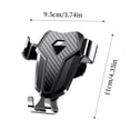 thumbnail image 3 of Soporte de navegación para ventilación de coche, sólido, sin vibraciones, para tablero de instrumentos, soporte para teléfono móvil de coche, soporte para teléfono móvil, 3 of 8