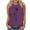 Purple, variant on Womens Summer Shirts,Long Skirts for Women Summer,Womens Summer Casual Print Loose Crew Neck Sleeveless,Womens Summer Pants,Womens Summer Skirts