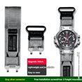 thumbnail image 3 of Correa de reloj de lona de nailon modificada G-SHOCK Casio 5544 MTG-B1000 G1000 Pulsera deportiva con eslabones de acero macizo GST B1000, 3 of 5