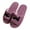 Purple, variant on XIMIN Kid Boys Girls Halloween Slippers Soft Sole Cute Spooky Slippers Black Cat Embroidery Open Toe Cozy Plush Shoes Slip On Footwear Indoor House Shoes