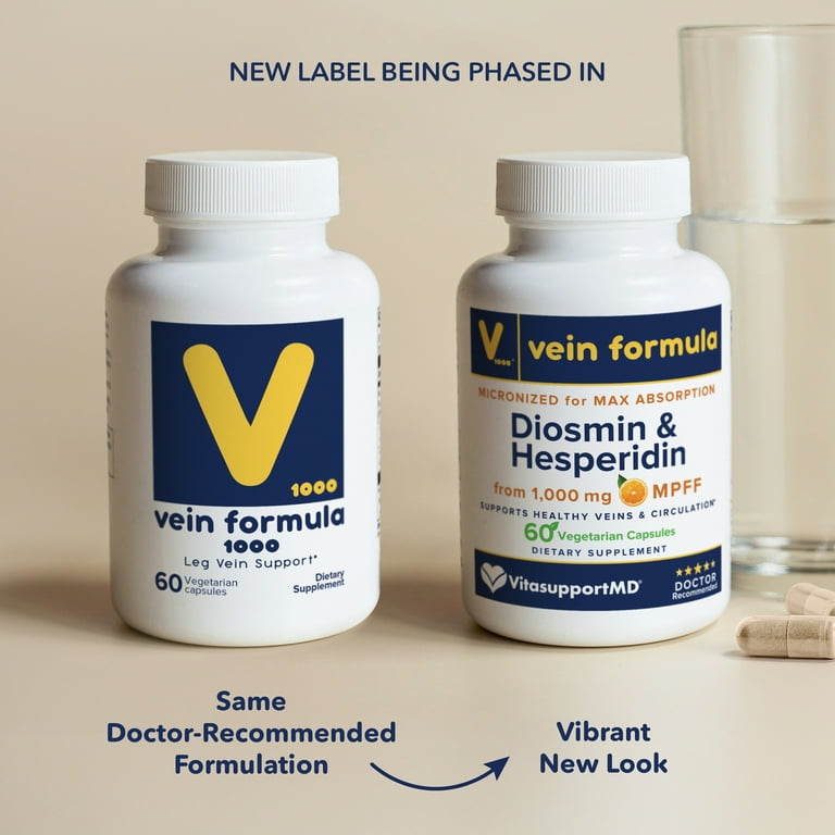 VitasupportMD Vein Formula, Circulation and Vein Support, 60