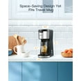 thumbnail image 3 of Sboly Hot and Cold Coffee Maker, Iced & Single-Serve Machine for K-Cups, Ground Coffee, Auto Cleaning, Descaling Alert , Home & Office Use, 3 of 8