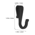 thumbnail image 2 of HONMEET Black Plastic S-Shaped Hooks for Kitchen Utensils Easy Storage 12Pcs, 2 of 7