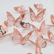 thumbnail image 5 of 12pcs 3D Metal Texture Stereo Hollow Butterfly Wall Stickers HB018 Pearl Black, 5 of 5