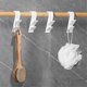 thumbnail image 3 of Kitchen Bathroom Hanger Clips Storage Racks Hanger Heated Towel Radiator Rail Clothes Scarf Hanger Hooks Holder B, 3 of 5