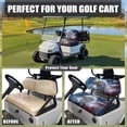 thumbnail image 4 of Uorisanigo Golf Cart Seat Cover Sets, Universal Club Car and More 2-Seater Golf-Carts, Anti-Hot Golf Cart Front Seats Cover, Easy to Install Seat Cushion and Backrest Pad, 4 of 7