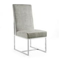 thumbnail image 4 of Manhattan Comfort Element 18.9" Velvet Dining Chair in Steel Gray (Set of 6), 4 of 11