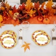 thumbnail image 5 of FeiFu 16 Pieces Thanksgiving Disposable Plates Turkey Pumpkin Themed Paperboard for Dinners Outdoor Feasts Autumns Napkins Fall Decorations Thanksgiving Party Supplies​, 5 of 6