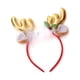 thumbnail image 2 of Injueey Diademas de Navidad Diadema de vacaciones Adorno de vestir interesante Adultos Niños Asta Modelado Diadema de Navidad Suministros para Kits de decoración para fiestas Dorado, 2 of 6