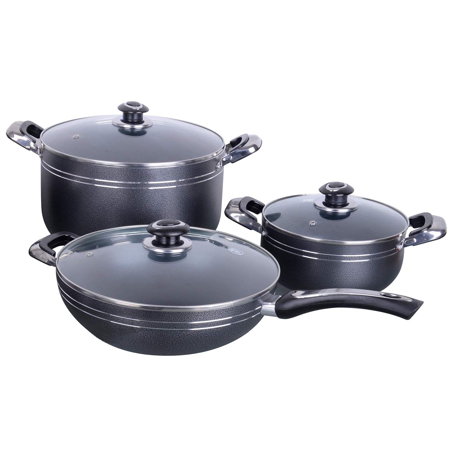 Royalty Line RL-16RGNM: 16 Pieces Premium Stainless Steel Cookware Set