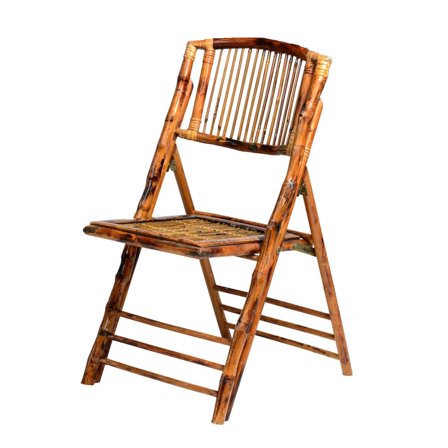 CSP Commerical Seating Products Bamboo Folding Chairs, Wood