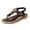 01-Black, variant on Women Flat Sandals Bohomian Sandals for Woman Trendy Summer Casual Thong Beach Sandals Red Fashion Shoe 10