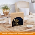 thumbnail image 5 of Cat Starry Sky Napkin Holder for Table Clear Napkin Stand Paper Holder Acrylic Organizer Dispenser Napkins for Dinner Kitchen Restaurant Room, 5 of 8