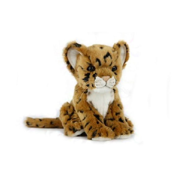 Handcrafted Cuddlers Set of 4 Handcrafted Jaguar Cub Stuffed Animals 6.75"