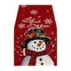 thumbnail image 5 of Camino de mesa navideño Decoración de mesa navideña Moda Let It Snow Creativo para rojo, 5 of 9