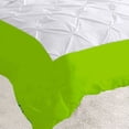 thumbnail image 2 of BedDecor 100% Egyptian Cotton 3Pcs Dual Tone Duvet SetSolid (Parrot Green, Twin/Twin Xl), 2 of 4